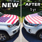 American Car Hood Flag