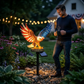 Solar Eagle Garden Light – A Glowing Tribute to American Freedom