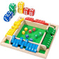 SHUT THE BOX-WOODEN DICE BOARD GAME