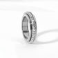 Spinner Fidget Band Rings for Stress Relief and Wedding Promise