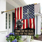 American Flag with Cross Veterans Day Christ Flag