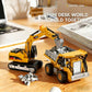 1:64 Premium Alloy Mini RC Ultimate Construction Trio Set（Three Pcs） – Forklift, Excavator & Dump Truck