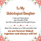 For Unbiological Daughter - We Are Forever Linked Together Love Knot Necklace