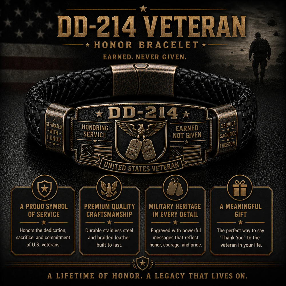 DD-214 Veteran Honor Bracelet