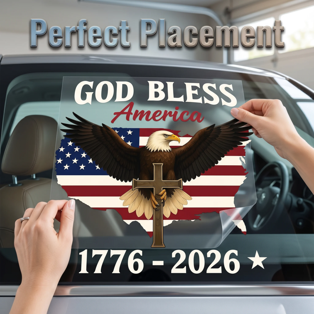 God Bless America: 2026 Semicentennial Sticker