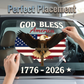 God Bless America: 2026 Semicentennial Sticker