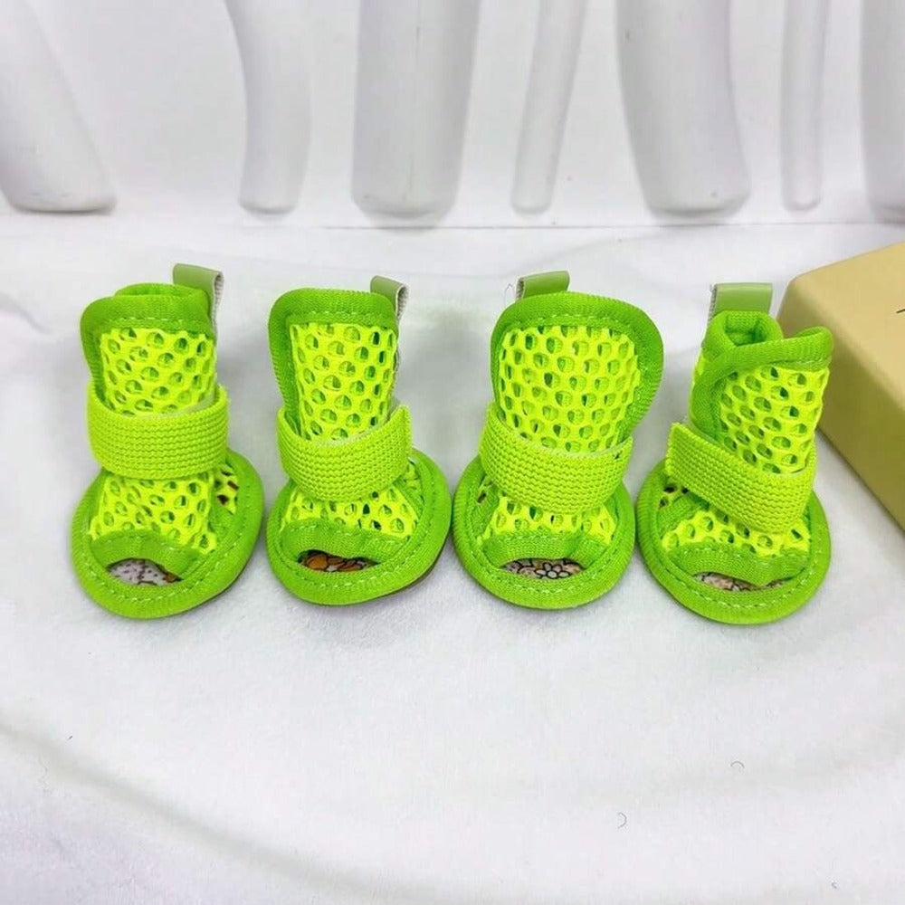 Breathable Mesh Dog Sandals – Anti-Slip Summer Paw Protectors