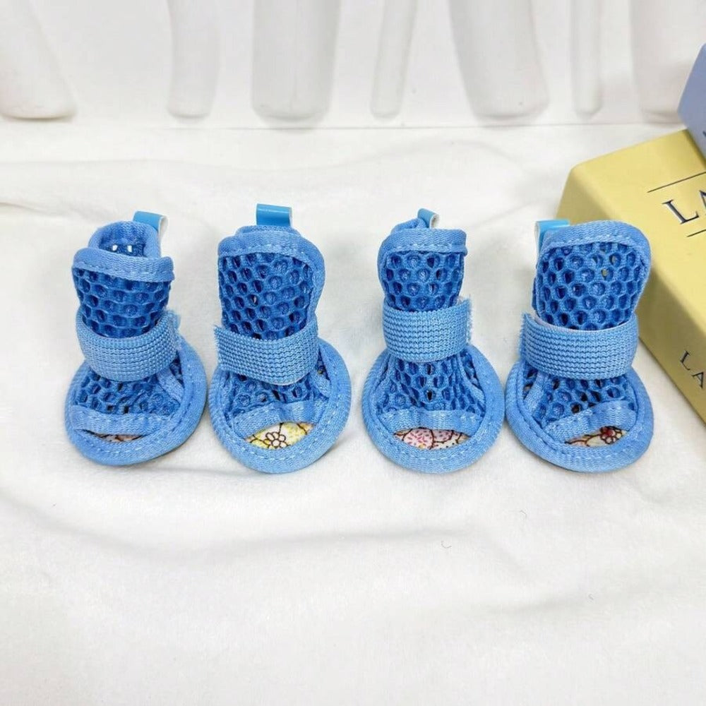 Breathable Mesh Dog Sandals – Anti-Slip Summer Paw Protectors