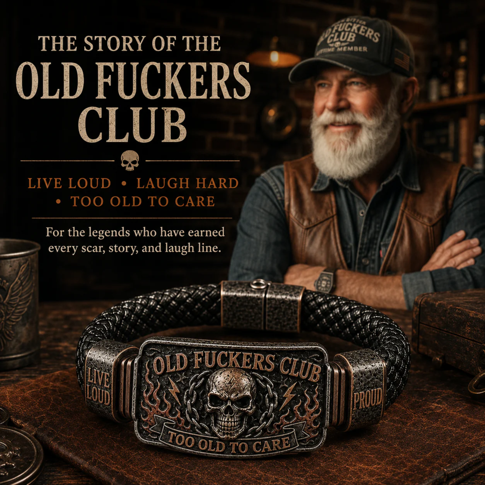 Old Fuckers Club & Wild Freedom | Limited Edition Vintage Bracelet