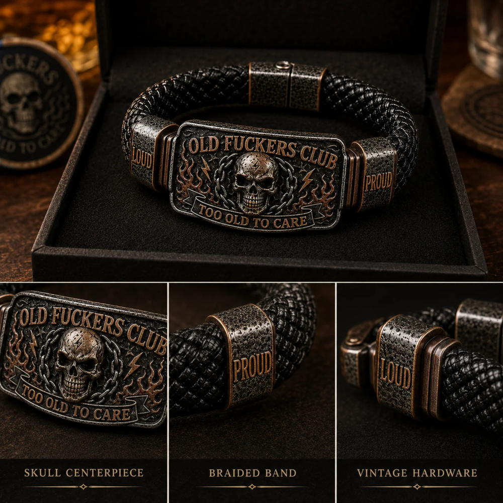 Old Fuckers Club & Wild Freedom | Limited Edition Vintage Bracelet