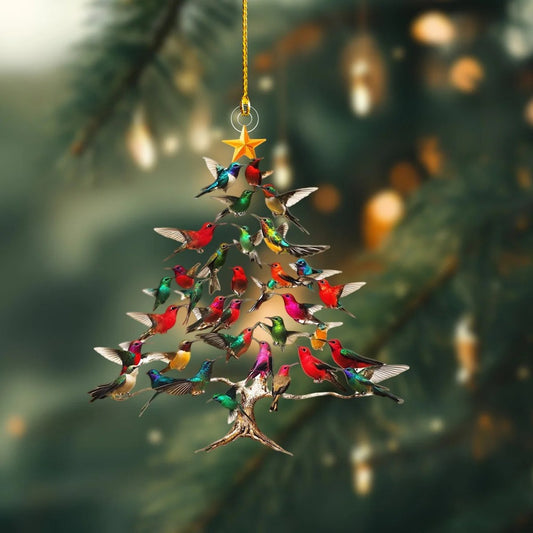 Hummingbird Christmas Ornament - Gift For Hummingbird Lover