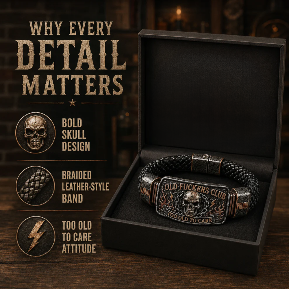 Old Fuckers Club & Wild Freedom | Limited Edition Vintage Bracelet