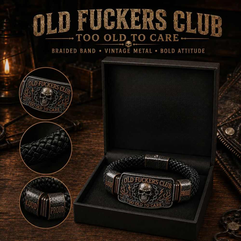 Old Fuckers Club & Wild Freedom | Limited Edition Vintage Bracelet