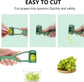 Grape Cutter – Stainless Steel Fruit Quarter Cutter for Kids & Meal Prep