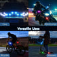 RGB LED Strobe Light – 8-Color Remote Control Flash Light