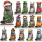 Cute wooden animal desk decor gift for pet lovers