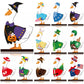 Interchangeable animal decor designed for year-round holiday decorating