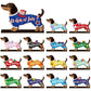 Cute magnetic animal desk decor with interchangeable holiday accessories