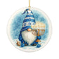 Jewish holiday ornament for seasonal tree decorating