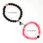 Magnetic Heart Matching Beaded Bracelets