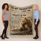 To My Daughter - From Mom - A932 - Premium Blanket