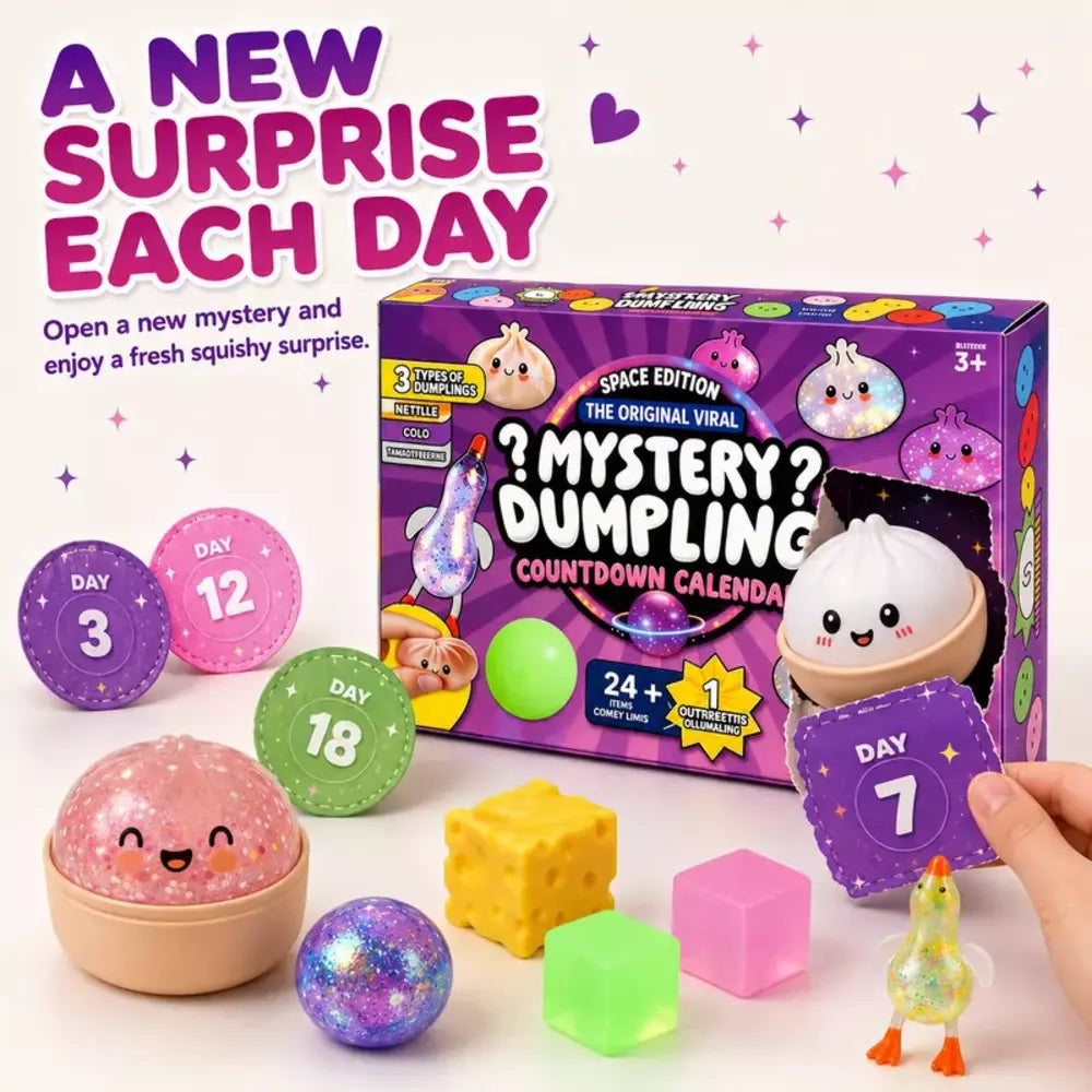 Collection of mini dumpling-shaped squishy toys in assorted designs