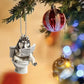 Alaskan Malamute - Dog Sitting On Toilet Ornament  OT029