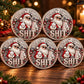 Santa-themed gag gift coin for adults with a bold sense of humor