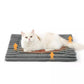 Dark gray warm pet mat for cats and dogs