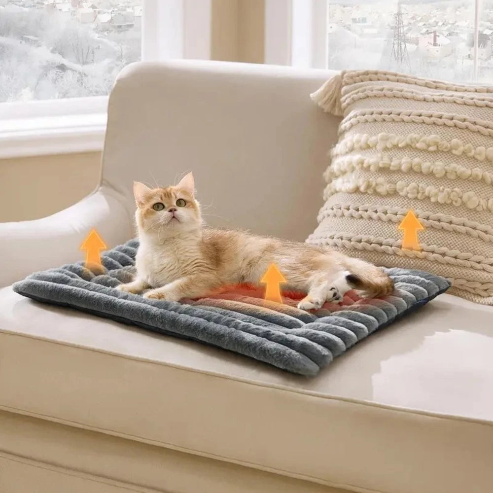 Warm pet mat for cats and dogs