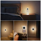 Plug-in LED night light with a soft warm white glow