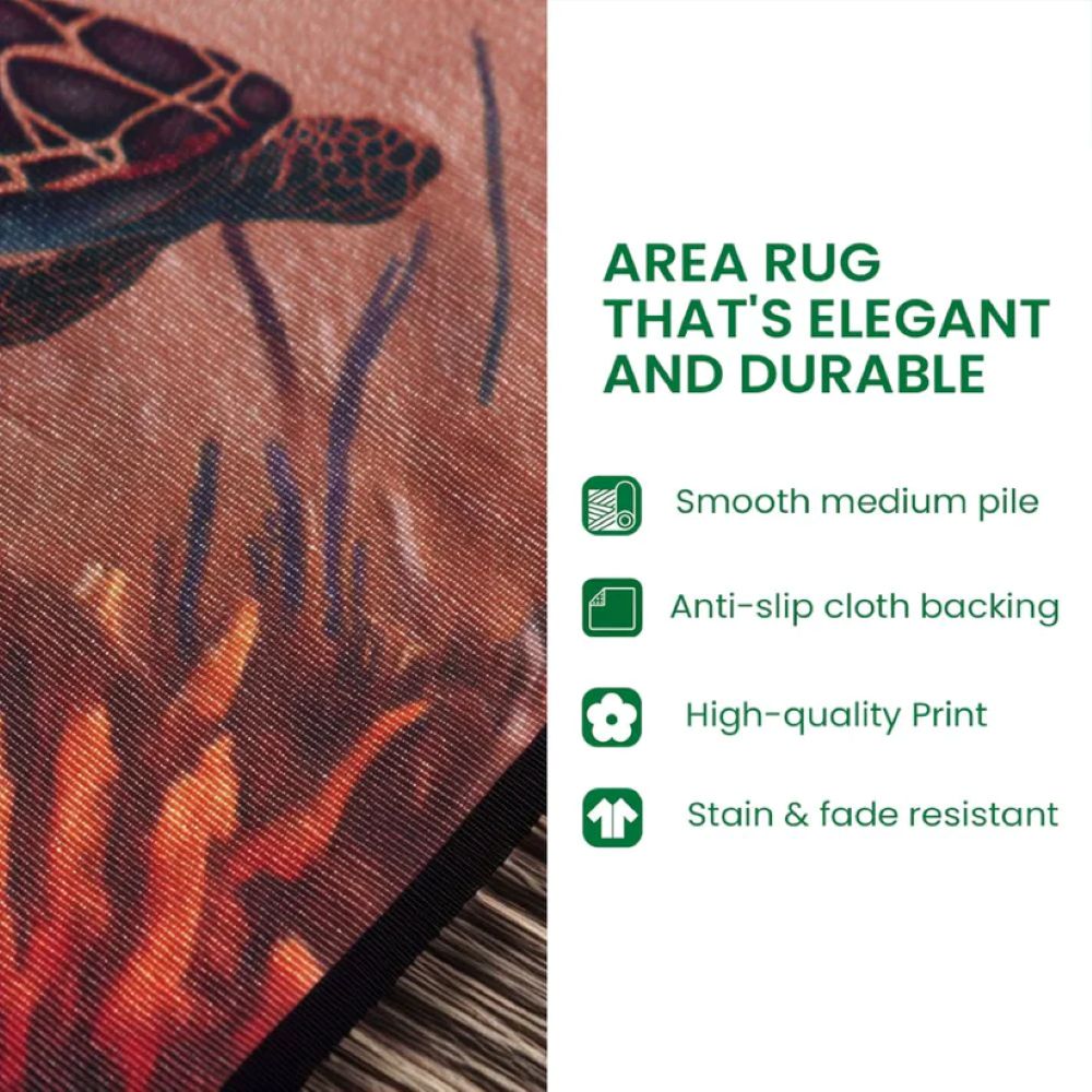 Winter Wilderness Bear - 3D Illusion Area Rug  - H632