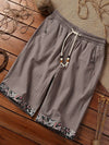 Men's Chinese Linen Loose Pants Retro Loose Sports Shorts