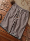 Men's Chinese Linen Loose Pants Retro Loose Sports Shorts