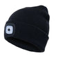 Unisex Winter Warm Knit Hat Head Torch Cap