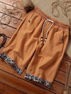 Men's Chinese Linen Loose Pants Retro Loose Sports Shorts