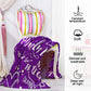 Purple Blanket3 - B190 - Premium Blanket
