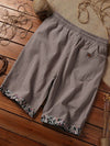 Men's Chinese Linen Loose Pants Retro Loose Sports Shorts