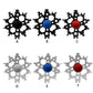23 in 1 Multitool Snowflake Wrench Multifunctional Portable Spinner Spanner