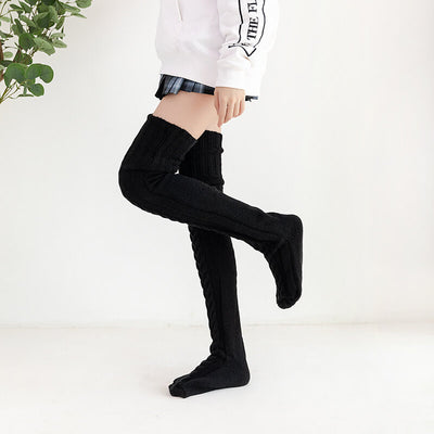 Soft Warm Over Knee Extra Long Knitted Socks