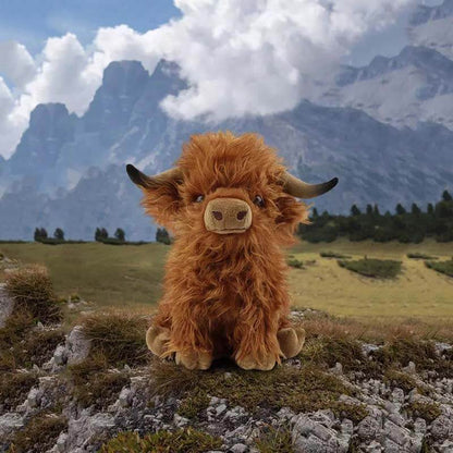 Eco-Friendly Scottish Highland Cow Soft Plush Toy