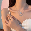 🍀Four-Leaf Heart Shape Necklace💕 S925 Silver