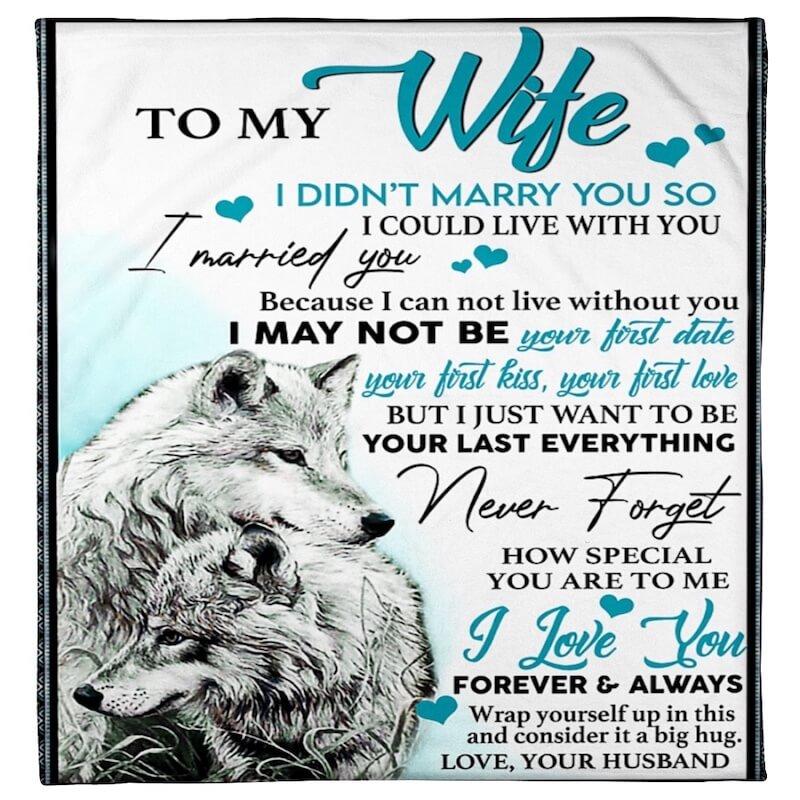 WOLF QUILT - TO MY WIFT