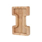 Wooden Letter Piggy Bank