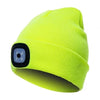 Unisex Winter Warm Knit Hat Head Torch Cap