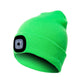 Unisex Winter Warm Knit Hat Head Torch Cap