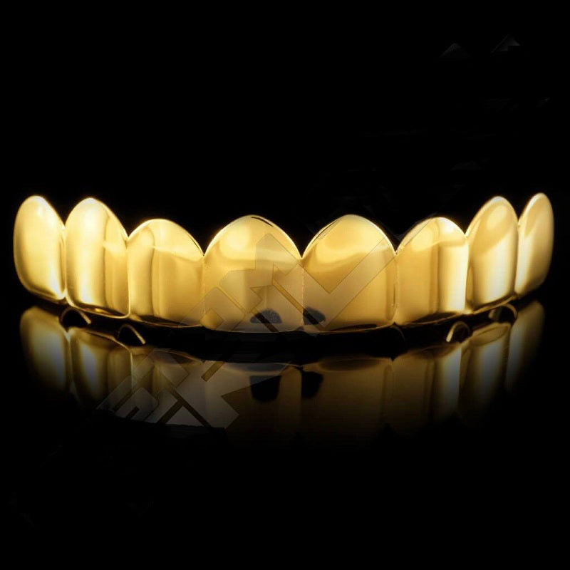 GOLD PLATED 8 TOOTH PREMIUM GRILLS