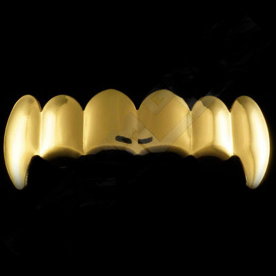 GOLD PLATED VAMPIRE FANG GRILLS