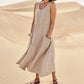 Women's Sleeveless Cotton Dress