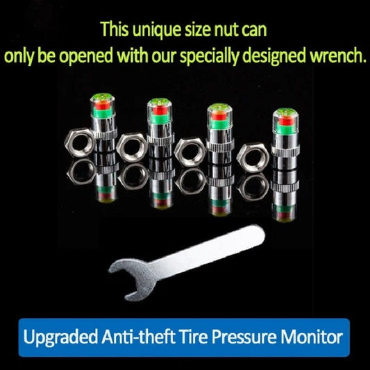 SUITABLE FOR ALL TYPES OF VEHICLES - TIRE PRESSURE MONITOR 3 COLOR EYE ALERT - 50% OFF TODAY